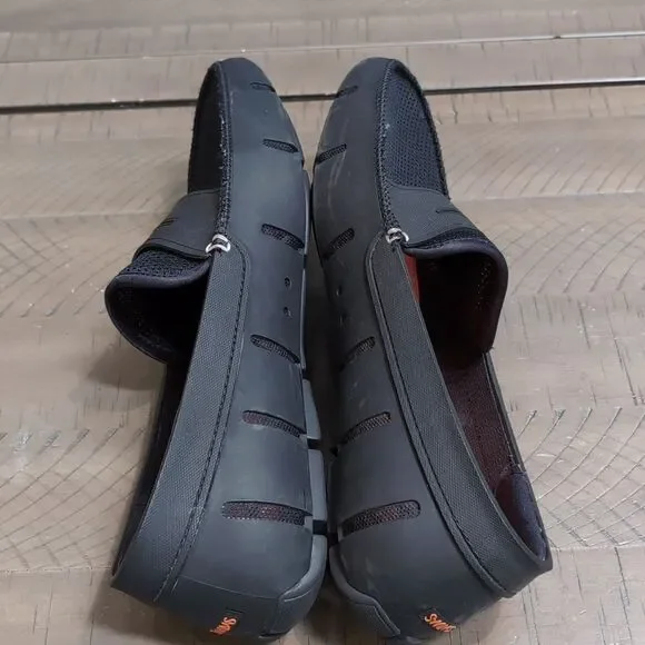 Swims Black Mens Rubber Mesh Boat Loafer Water Beach Pool Shoes Size 11 - Picture 7 of 10